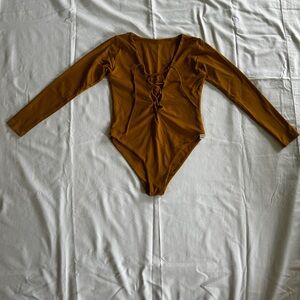 San Lorenzo Amber Lace-Up One Piece